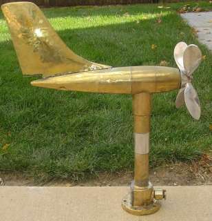   Polished Brass Nautical Windmill Anenometer ***GREAT DISPLAY***  