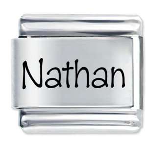  Name Nathan Italian Charms Pugster Jewelry