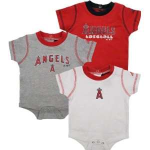 Los Angeles Angels of Anaheim 3 Piece Baby Body suit set  