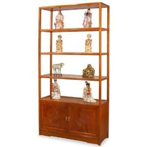  Rosewood Open Curio Cabinet