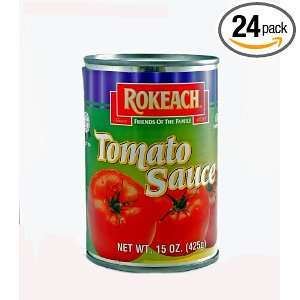 ROKEACH Tomato Sauce , 15 Ounce Tins Grocery & Gourmet Food