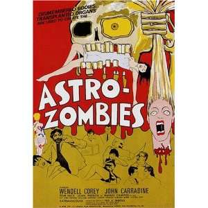   Science Fiction Horror Movie Poster Astro Zombies