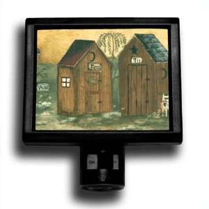  His and Hers Outhouse Premium Decorative Night Light
