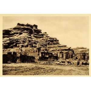  1925 Yemen Garriye el Galil Architecture Photogravure 