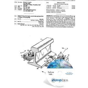  NEW Patent CD for DIRECT FIXATION RAIL FASTENER APPARATUS 