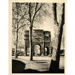  1937 Arc Triomphe Arch Orange France Photogravure NICE 