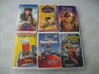   of 59 Childrens Kids VHS Tapes Movies FOX & THE HOUND MULAN And Others