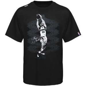  NBA Phoenix Suns #13 Steve Nash Black NBA Playoffs T shirt 