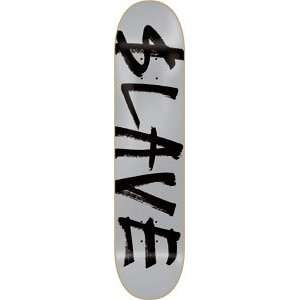  Slave Corporate Skateboard Deck   8.12 Silver/Black 
