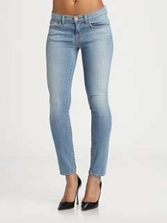 Brand   Super Skinny Mid Rise Jeans