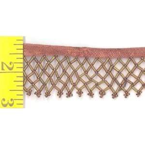  Beaded Trim Mesh Copper By The Yard Arts, Crafts & Sewing