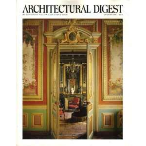  Architectural Digest Magazine, December 1988 Architectural Digest 