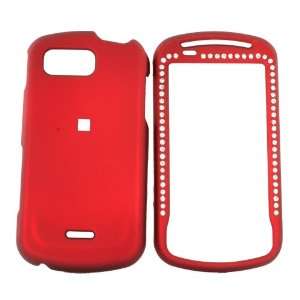  Samsung Moment Charger+Screen+ Rubberized Case Gems red 