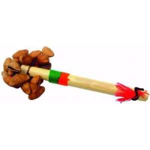  Seed Shaker Rattle on Stick Musical Instruments