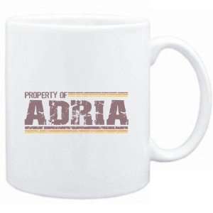  Mug White  Property of Adria   Vintage  Female Names 