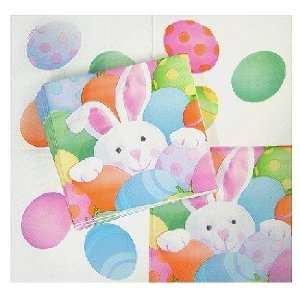  Peek a boo Bunny Party Luncheon Napkins 16 Count 3 Ply 