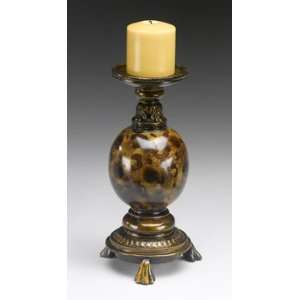   Cheetah Candleholder for Pillar Candle 12.5 in. Tall