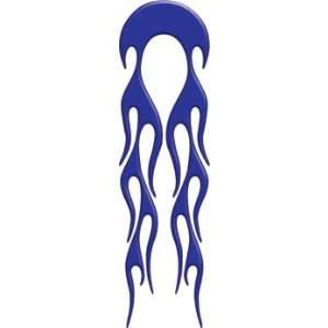   Fender Blue Flame decal   21.5 L X 6 W   REFLECTIVE 