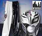  Black & and White Kid Size Sized Mask & Pants Replica Costume