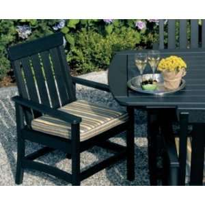 Seaside Hampton Outdoor Polymer Cafe Dining Side Chair  