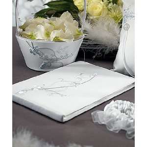  Love Bird Guest Book   Wedding   White