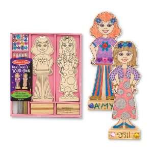  Wooden Fashion Dolls Toys & Games