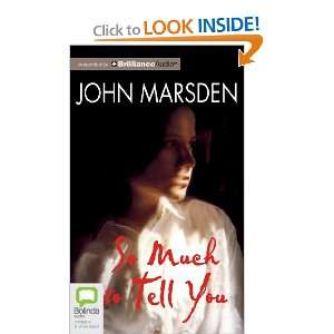  So Much to Tell You (9781743193860) John Marsden, Kate 