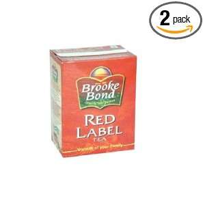 Brooke Bond Red Label Loose Tea, 64 Ounce Boxes (Pack of 2)  