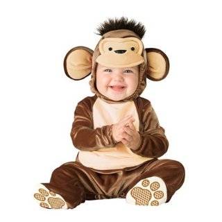 Lil Characters Unisex baby Infant Monkey Costume small