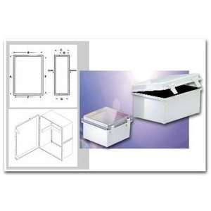 BUD Industries NBB 22251 Style B Plastic NEMA Box with Solid Indoor 