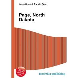  Page, North Dakota Ronald Cohn Jesse Russell Books
