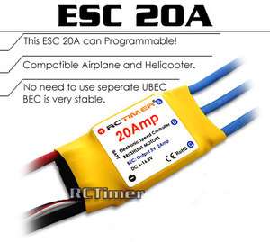 New RC Timer ESC 20A Brushless Motor Speed Controller  