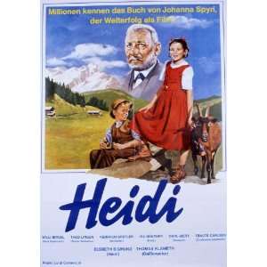  Heidi Movie Poster (27 x 40 Inches   69cm x 102cm) (1965 