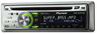Pioneer DEH P3800MP car stereo AM FM XM Sirius CD  CD R IPOD AUX 
