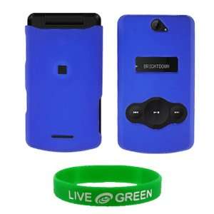  Dark Blue Rubberized Hard Case for Sony Ericsson W518 W508 