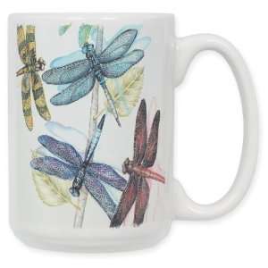  Dragonflies 15 Oz. Ceramic Coffee Mug