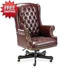 Lorell   60603   Traditional Executive Swivel Chair   Leather Office 