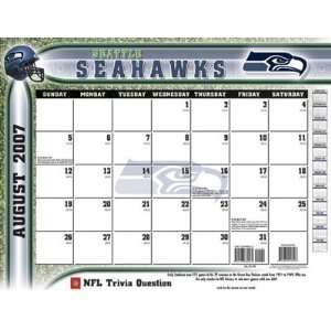   Seahawks 2007   2008 22x17 Academic Desk Calendar