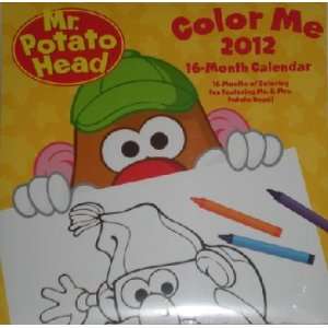  Mr Potato Head 2012, 16 Month Coloring Calendar Office 