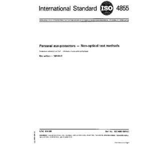  ISO 48551981, Personal eye protectors   Non optical test 
