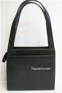   Black Leather Vintage CHANEL,Logo Semi rigid Shoulder Tote,Sleeper bag