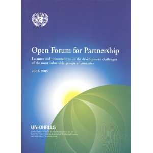  Open Forum for Partnership Lectures and Presentations on 