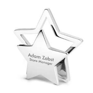  Personalized Silver Star Cardholder Gift