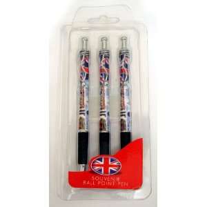  Pack of 3 London Souvenir Ball Point Pens