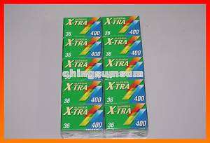 Fuji Superia X TRA 35mm Film 36 Exp ISO 400 x10  