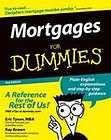 MORTGAGES for DUMMIES   2nd Edition by Tyson & Brown