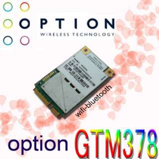 Option GTM378 7.2Mbps WWAN GPS for dell Latitude E6400 E6500 E6510 