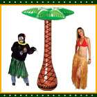 Large 28 Inflatable Vinyl Palm Tree Luau Decoration  