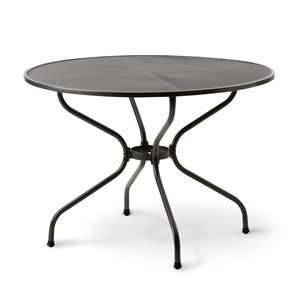 Kettler QH689122 Round Mesh Top Outdoor Dining Table 