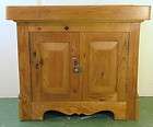 Pine Dry Sink Wash Stand Commode Cupboard Wash Basin Made from 